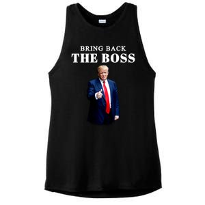 Bring Back The Boss Trump 2024 Take America Back Ladies PosiCharge Tri-Blend Wicking Tank