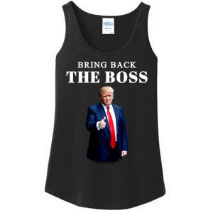 Bring Back The Boss Trump 2024 Take America Back Ladies Essential Tank