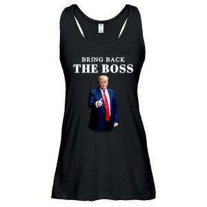 Bring Back The Boss Trump 2024 Take America Back Ladies Essential Flowy Tank