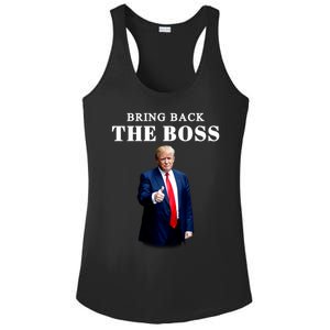 Bring Back The Boss Trump 2024 Take America Back Ladies PosiCharge Competitor Racerback Tank