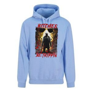 Bitches Be Trippin Horror Character Halloween Unisex Surf Hoodie