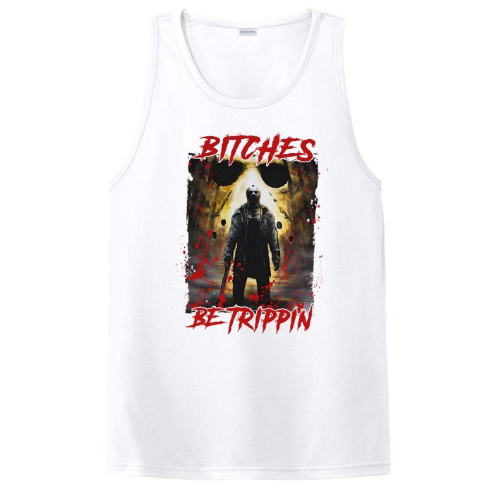 Bitches Be Trippin Horror Character Halloween PosiCharge Competitor Tank