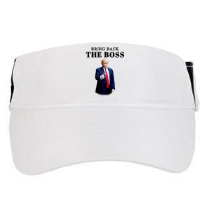 Bring Back The Boss Trump 2024 Take America Back Adult Drive Performance Visor