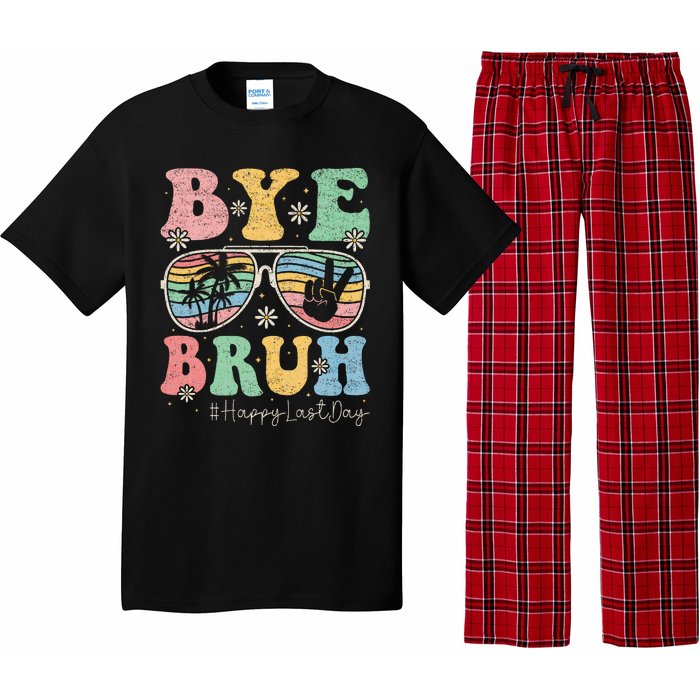 Bye Bruh Teachers Happy Last Day of School Summer Pajama Set