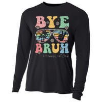 Bye Bruh Teachers Happy Last Day of School Summer Cooling Performance Long Sleeve Crew