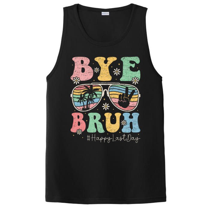 Bye Bruh Teachers Happy Last Day of School Summer PosiCharge Competitor Tank