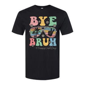 Bye Bruh Teachers Happy Last Day of School Summer Softstyle CVC T-Shirt