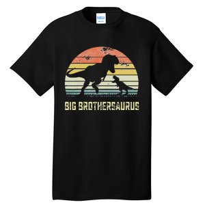 Big Brothersaurus T Rex Dinosaur Big Brother Saurus Family Tall T-Shirt