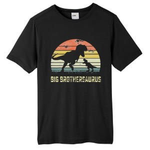 Big Brothersaurus T Rex Dinosaur Big Brother Saurus Family Tall Fusion ChromaSoft Performance T-Shirt