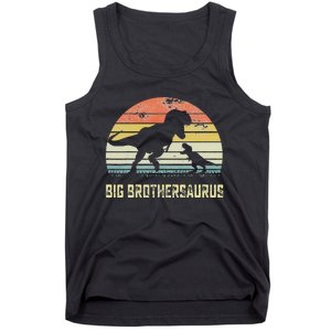 Big Brothersaurus T Rex Dinosaur Big Brother Saurus Family Tank Top