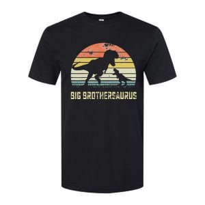 Big Brothersaurus T Rex Dinosaur Big Brother Saurus Family Softstyle CVC T-Shirt