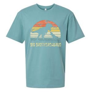 Big Brothersaurus T Rex Dinosaur Big Brother Saurus Family Sueded Cloud Jersey T-Shirt