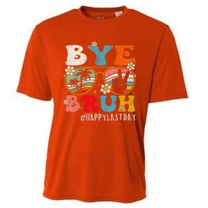 Bye Bruh Teacher Happy Last Day Of School Hello Summer Funny Cooling Performance Crew T-Shirt