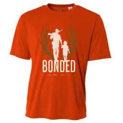 Bonded By The Hunt Father Son Hunting For Life Gift Cooling Performance Crew T-Shirt