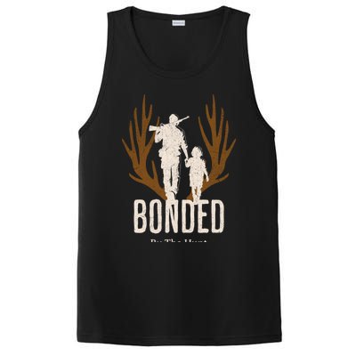 Bonded By The Hunt Father Son Hunting For Life Gift PosiCharge Competitor Tank