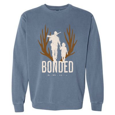 Bonded By The Hunt Father Son Hunting For Life Gift Garment-Dyed Sweatshirt