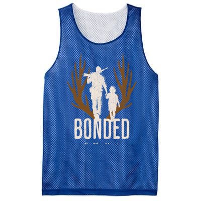 Bonded By The Hunt Father Son Hunting For Life Gift Mesh Reversible Basketball Jersey Tank