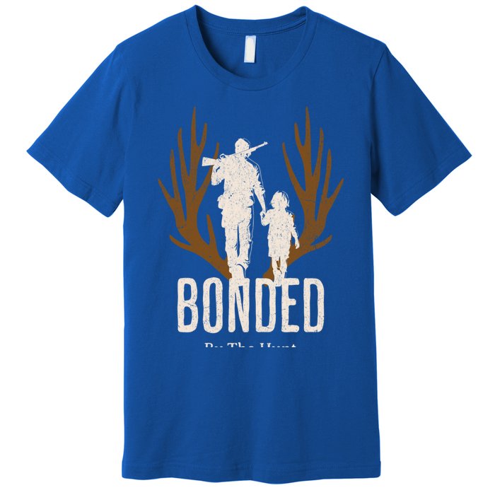 Bonded By The Hunt Father Son Hunting For Life Gift Premium T-Shirt