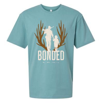 Bonded By The Hunt Father Son Hunting For Life Gift Sueded Cloud Jersey T-Shirt