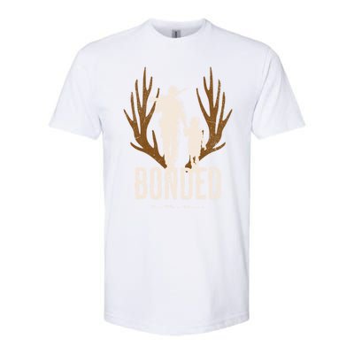 Bonded By The Hunt Father Son Hunting For Life Gift Softstyle CVC T-Shirt