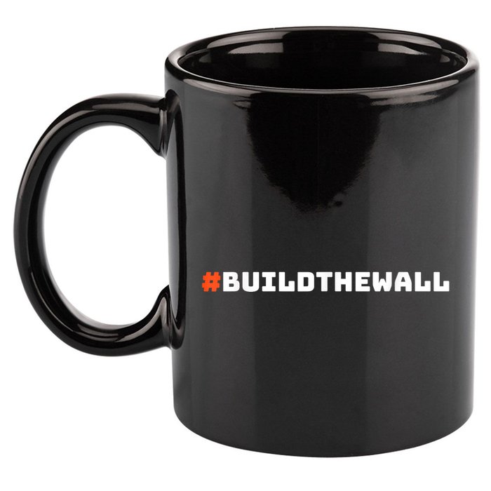 #Buildthewall Build The Wall Funny Trump 11oz C Handle Ceramic Mug