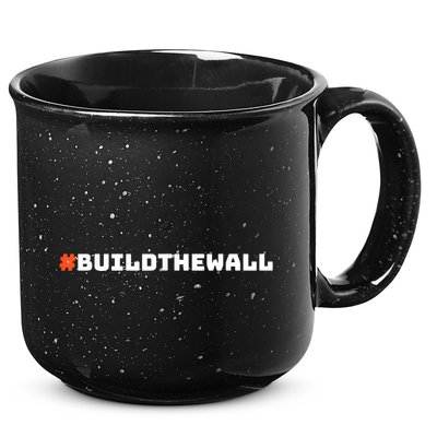 #Buildthewall Build The Wall Funny Trump 15oz Campfire Ceramic Mug