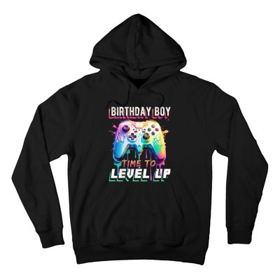 Birthday Boy Time To Level Up Video Game Birthday Party Hoodie