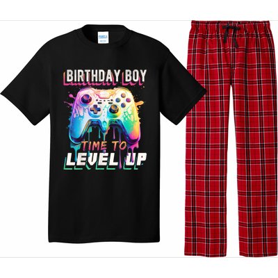 Birthday Boy Time To Level Up Video Game Birthday Party Pajama Set