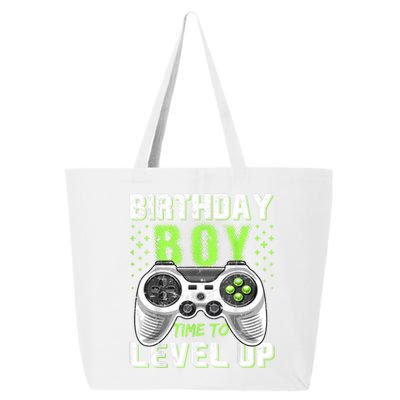 Birthday Boy Time To Level Up Video Game Birthday Gift Boy 25L Jumbo Tote