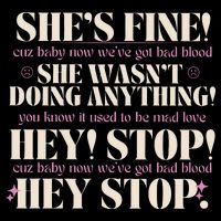 Bad Blood TS Yells At Security Guard Version Shes Fine Baby Now Cooling Performance Crew T-Shirt