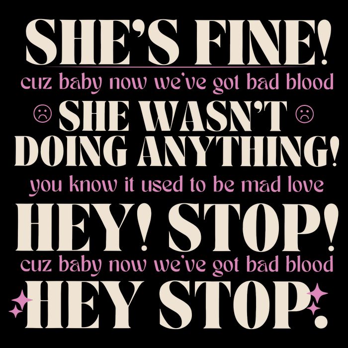 Bad Blood TS Yells At Security Guard Version Shes Fine Baby Now Cooling Performance Crew T-Shirt