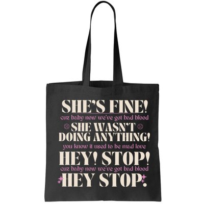 Bad Blood TS Yells At Security Guard Version Shes Fine Baby Now Bag