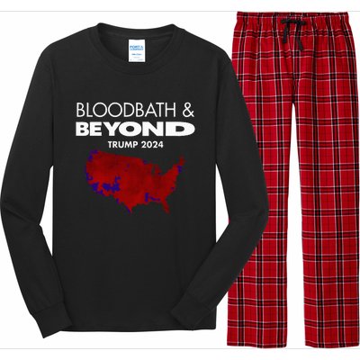 Bloodbath Beyond Trump 2024 Long Sleeve Pajama Set