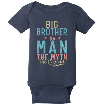 Big Brother The Man The Myth The Legend Big Brother Baby Bodysuit