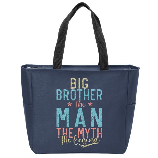 Big Brother The Man The Myth The Legend Big Brother Zip Tote Bag