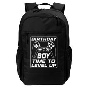 Birthday Boy Time To Level Up Funny Birthday Gamer Daily Commute Backpack