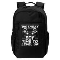 Birthday Boy Time To Level Up Funny Birthday Gamer Daily Commute Backpack