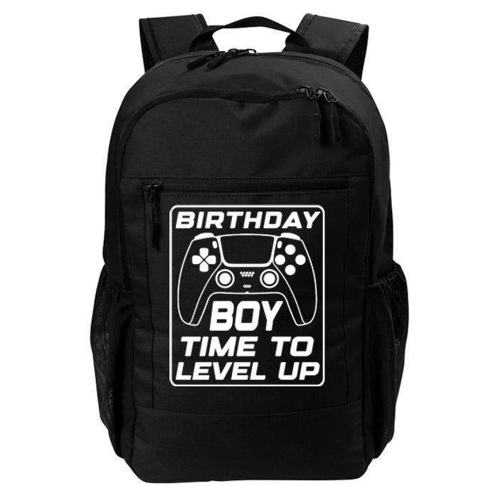 Birthday Boy Time To Level Up Funny Birthday Gamer Daily Commute Backpack