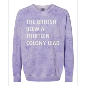 British Blew Thirteen Colonies 1776 Colorblast Crewneck Sweatshirt