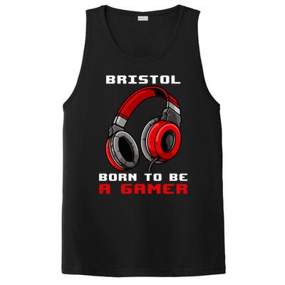 Bristol Born To Be A Gamer Personalized Gift PosiCharge Competitor Tank