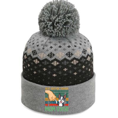 Best Boston Terrier Mom Ever The Baniff Cuffed Pom Beanie