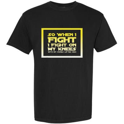 Battle Belongs To The Lord Christian Inspirational Garment-Dyed Heavyweight T-Shirt