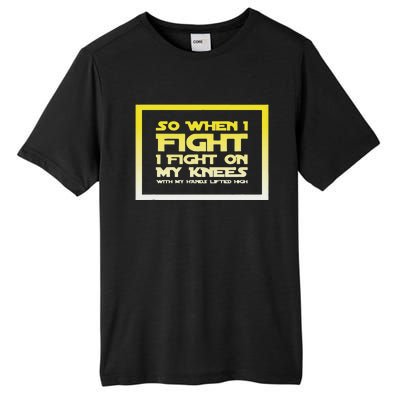 Battle Belongs To The Lord Christian Inspirational Tall Fusion ChromaSoft Performance T-Shirt