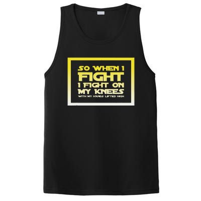 Battle Belongs To The Lord Christian Inspirational PosiCharge Competitor Tank