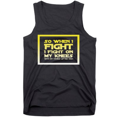 Battle Belongs To The Lord Christian Inspirational Tank Top