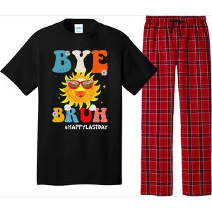 Bye Bruh Teacher Happy Last Day of School Hello Summer Funny Pajama Set