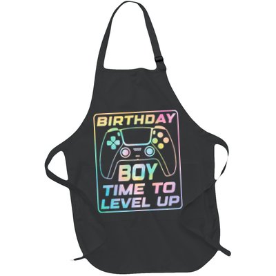 Birthday Boy Time To Level Up Funny Birthday Gamer Apron