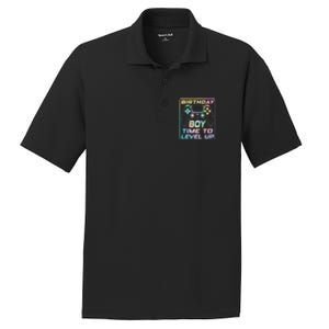 Birthday Boy Time To Level Up Funny Birthday Gamer PosiCharge RacerMesh Polo