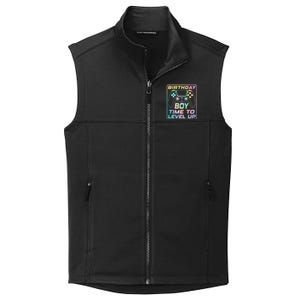 Birthday Boy Time To Level Up Funny Birthday Gamer Collective Smooth Fleece Vest