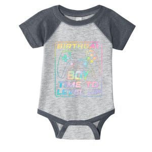 Birthday Boy Time To Level Up Funny Birthday Gamer Infant Baby Jersey Bodysuit